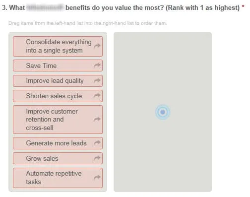 Survey benefits — Ambiguous Questions